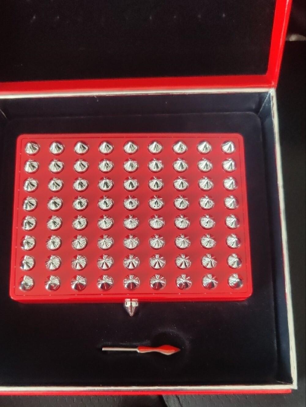 Christian Louboutin Red Lacquer Trinket Box w/ Key – Collector Accessory – Like - Picture 3 of 12